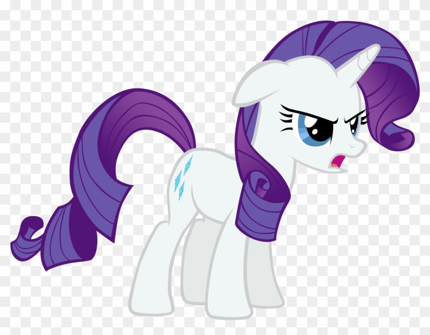 Mlp Rarity Mad - Little Pony Friendship Is Magic #884323