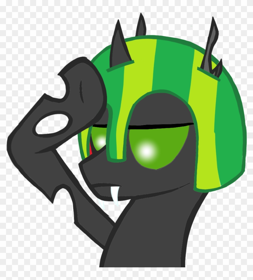 Toyminator900, Changeling, Changeling Oc, Food, Helmet, - Cartoon #884336