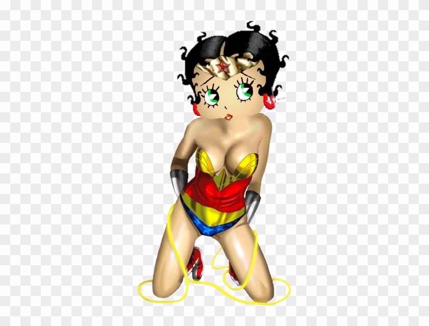 Wonder Woman - Betty Boop Wonder Woman Decal #884354