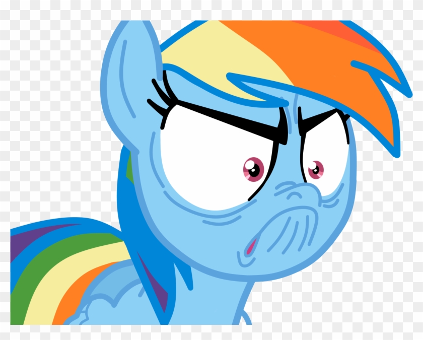 Ice Water - Rainbow Dash Angry Gif #884423