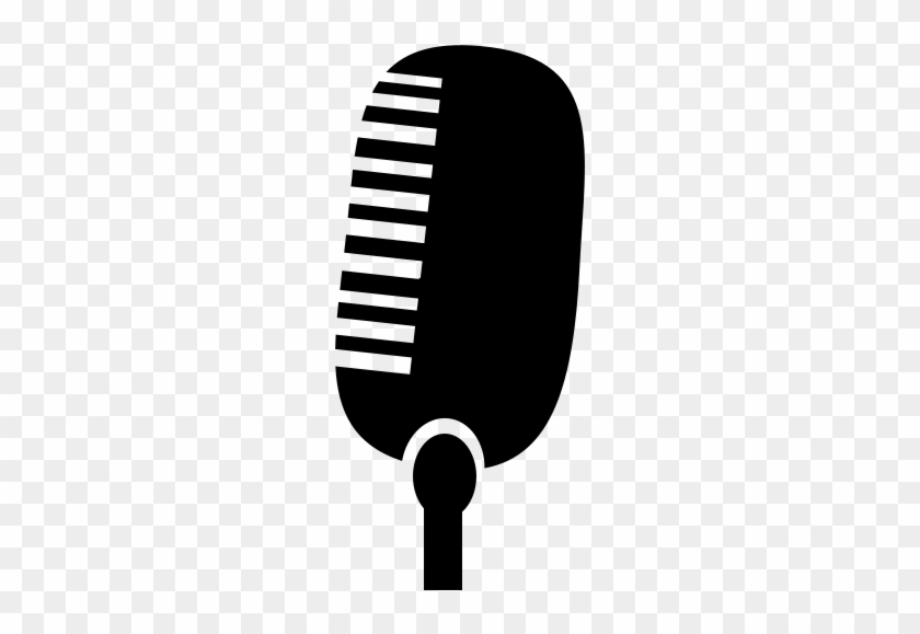Retro Microphone Icon Microphone Icon - Illustration #884508