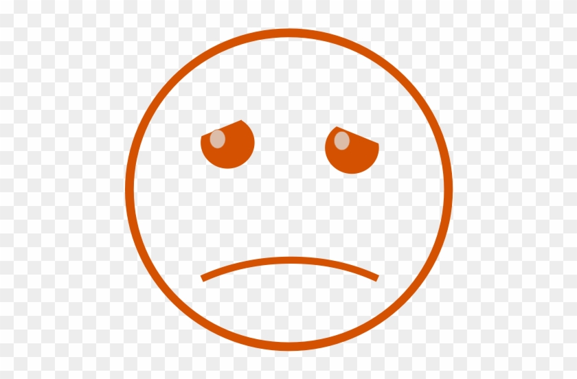 Sad Emoji Clipart Negative - Sad Bad #884526