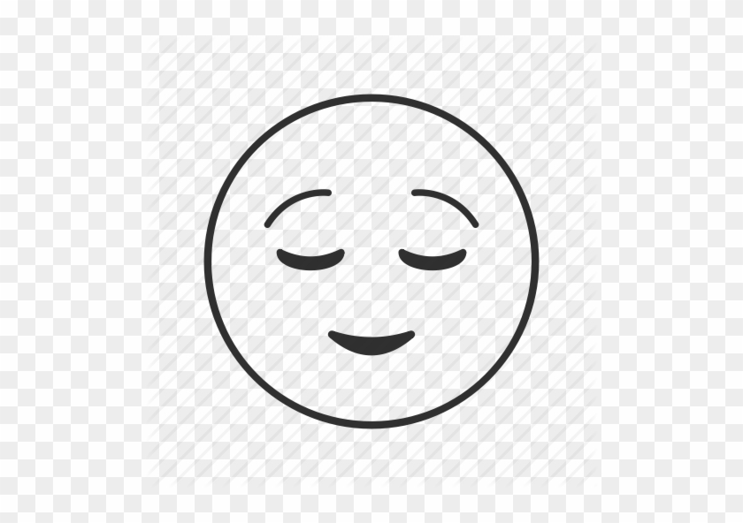 Complacent, Confident Face, Contented Face, Emoji, - Complacent, Confident Face, Contented Face, Emoji, #884570
