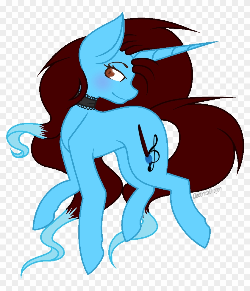Electricaldragon, Choker, Female, Mare, Oc, Oc - Cartoon #884620