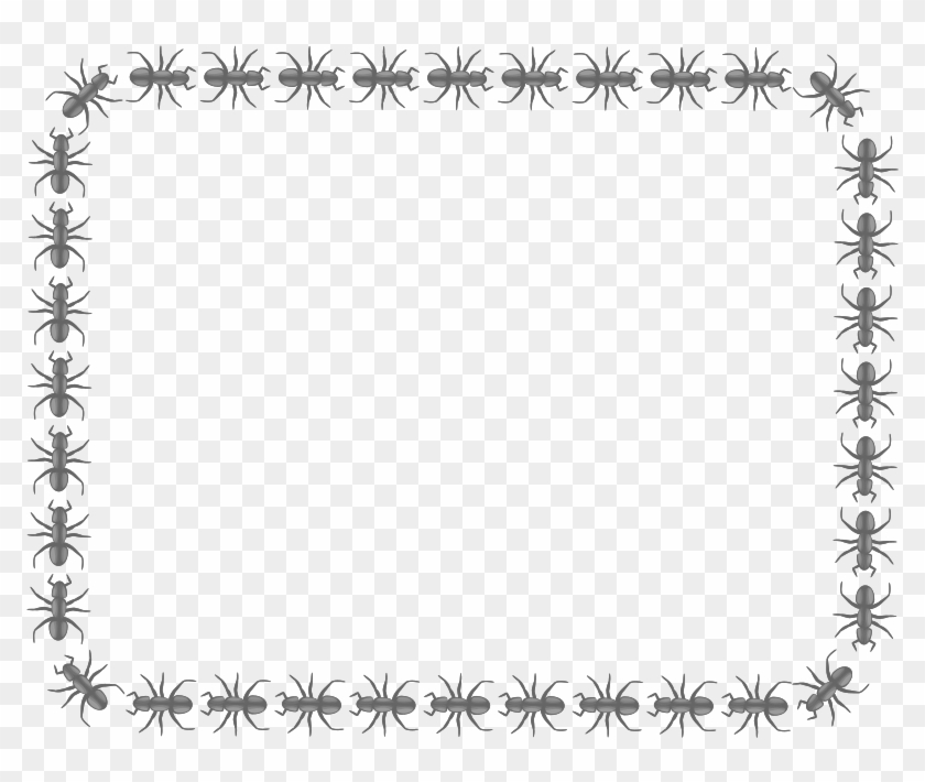 Ant Border Rectangle Clipart - Ant Border #884649