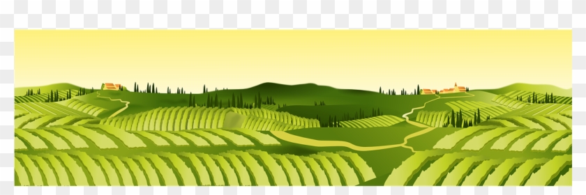 Agriculture Hills Landscape Png Image - Farm Landscape Clip Art #884666