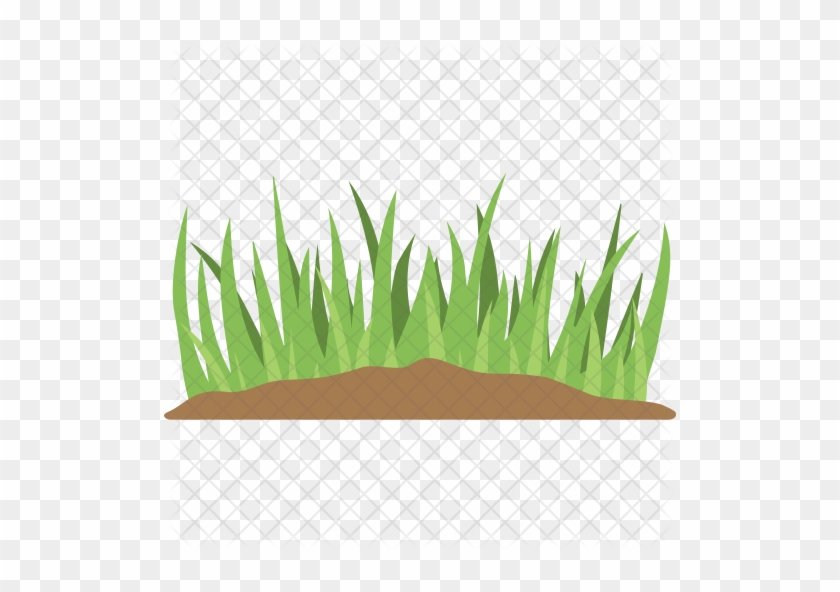 Grass Field Icon - Flat Design #884685