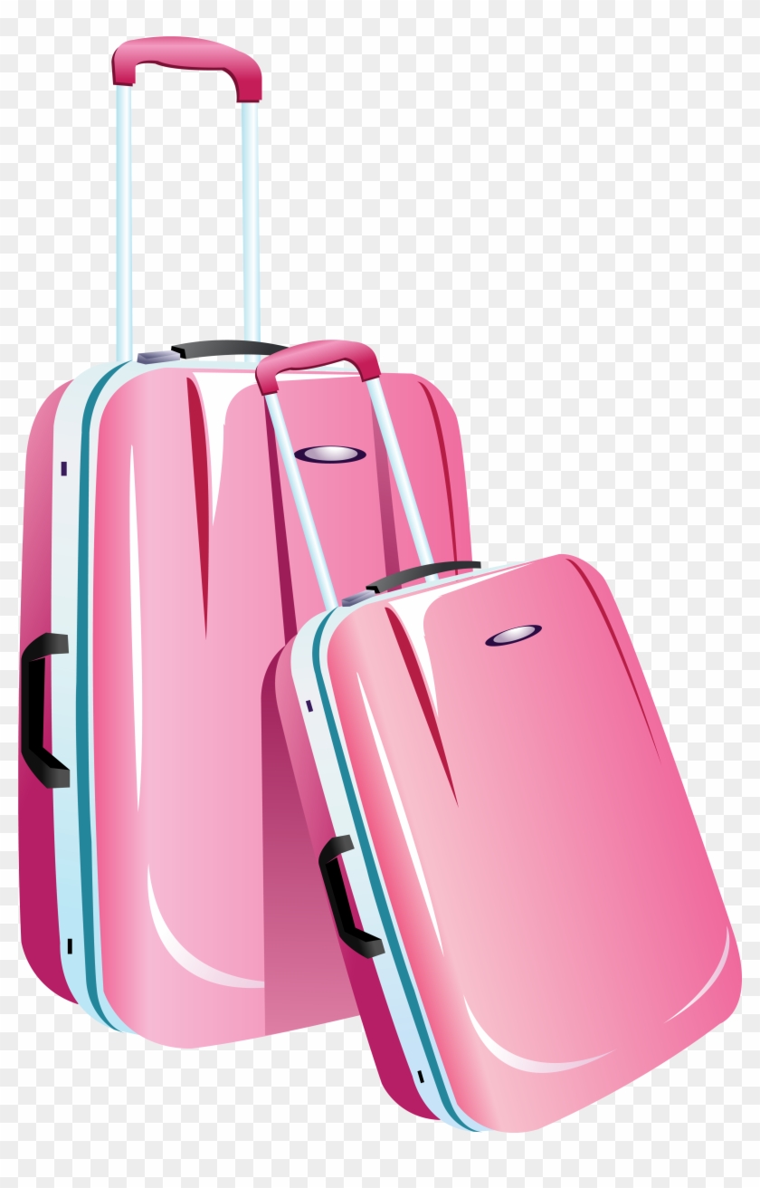Pink Travel Bags Png Clipart Image - Travel Bagsclipart #884695