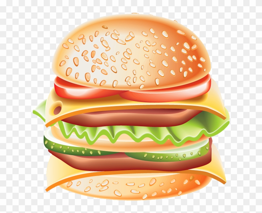 Big Hamburger Png Clipartu200b Gallery Yopriceville - Clip Art Hamburger Png #884790