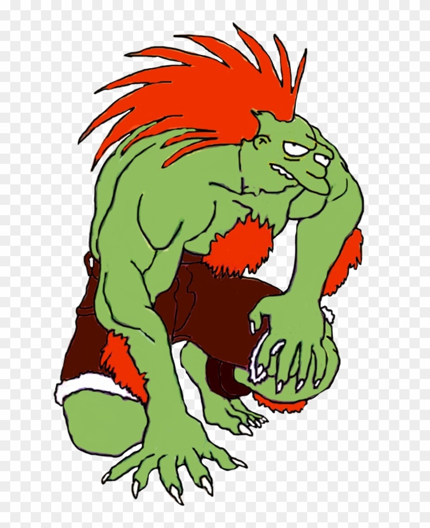 I Can Imagine Playing Barney Gumble As Blanka From - Illustration #884901
