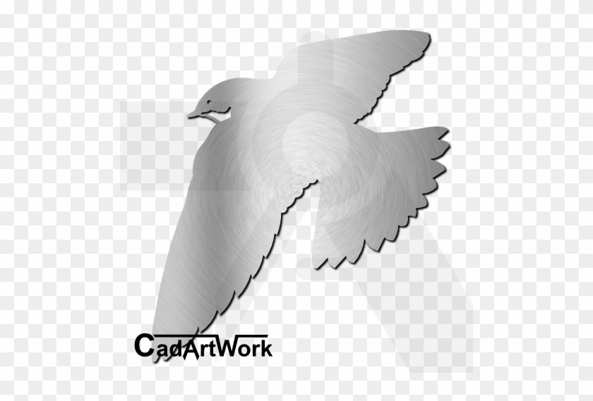 Flying Bird 2 Dxf Clip Art - Flying Bird 2 #884970