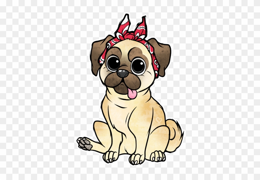 Free Cute Thank You Puppy - Pug #885005