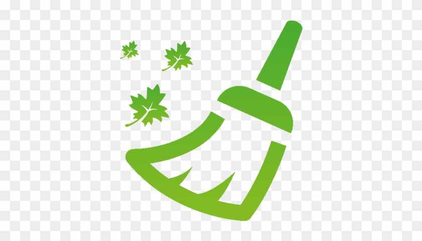 Leaf Clean Up - Broom Icon #885051