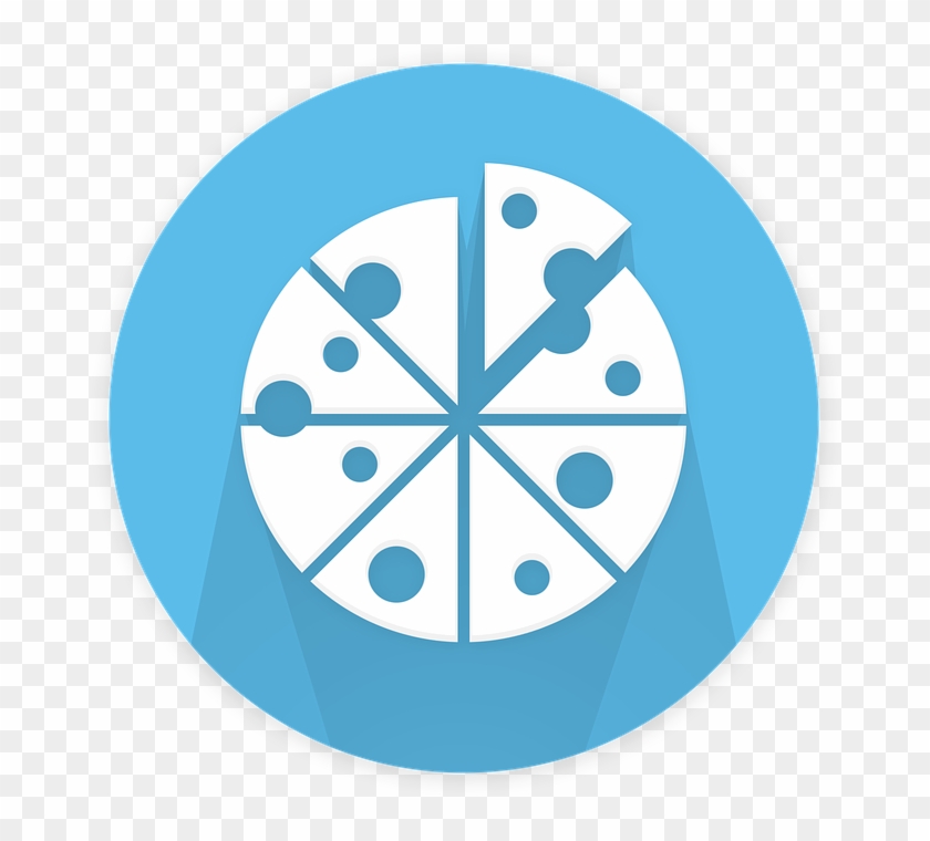Valentinos Pizza - Pizza Blue Icon Png #885117