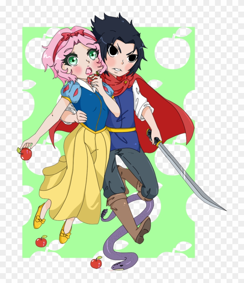 Sasuke And Sakura By Applelove-chan - Sakura Haruno #885234