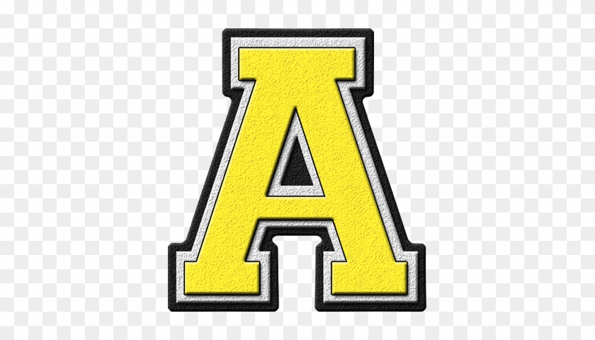 Yellow Letter A - Letter A With Transparent Background #885417