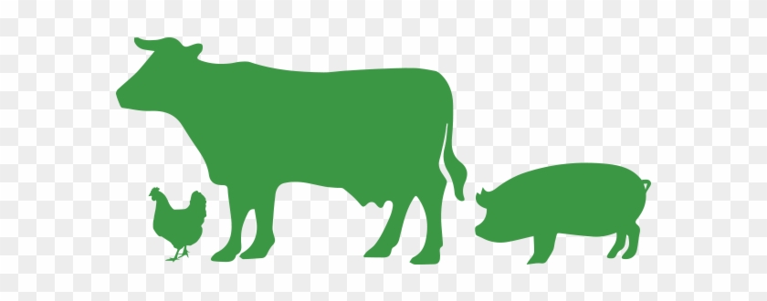 Ox Clipart Animal Food - Cow Silhouette #885699