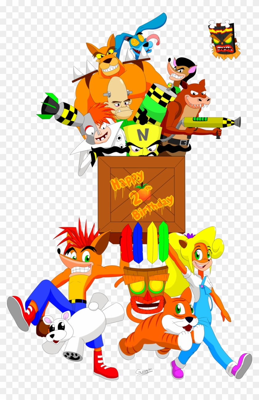 Happy Birthday Crash Bandicoot By Guaguan Happy Birthday - Cartoon #885853