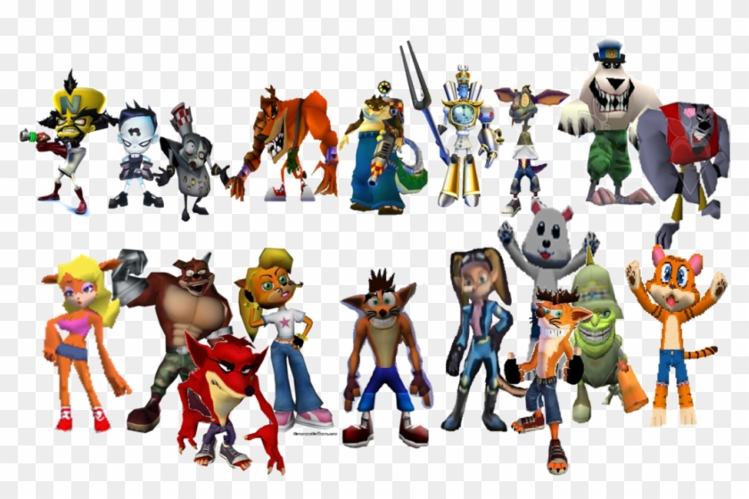 crash bandicoot characters