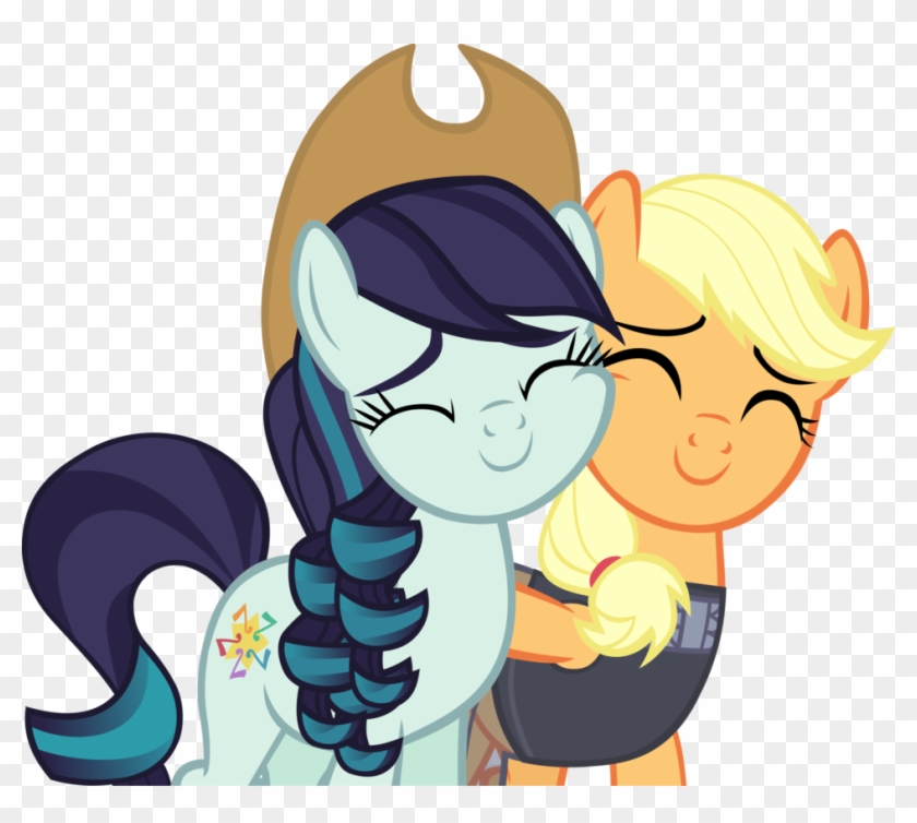 Here A Vector Of Rara And Aj While Aj Wears Raras Stage - Rockhoof X Applejack #885858