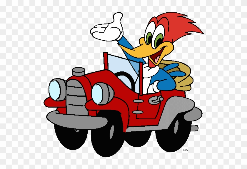 Woody Driving Car - Woody Woodpecker In A Car #885892