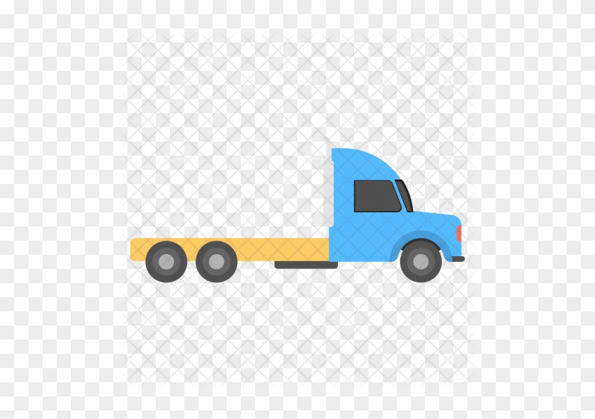 Semi Tractor Icon - Semi-trailer Truck #885949