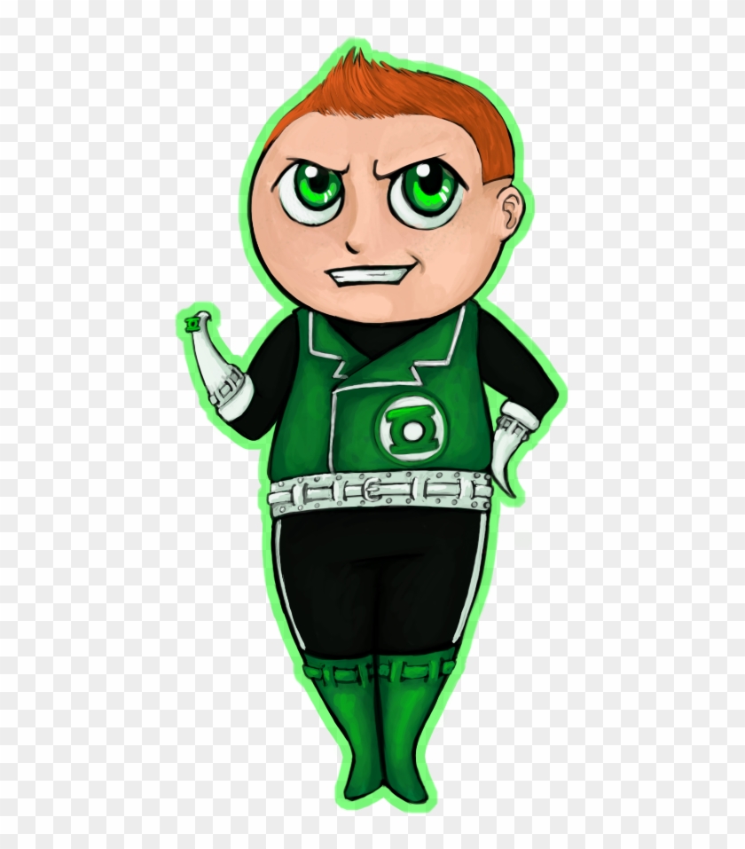 Guy Gardner Chibi Type Thing By R Newman - Cartoon #885954