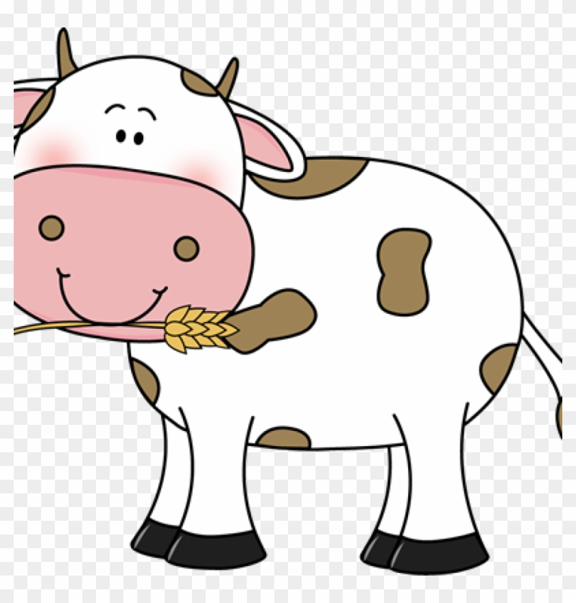 Free Cow Clipart Free Cow Clip Art Cow With Wheat In - Cute Cow Head Clipart #885962