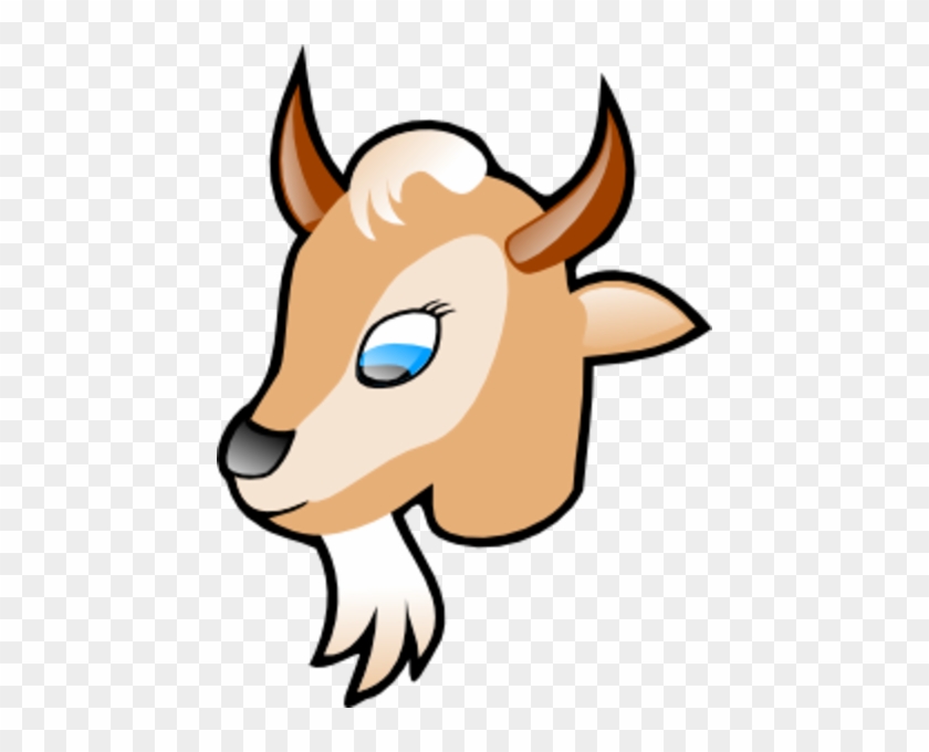 Mask Clipart - Cartoon Face Of Goat - Free Transparent PNG Clipart Images  Download
