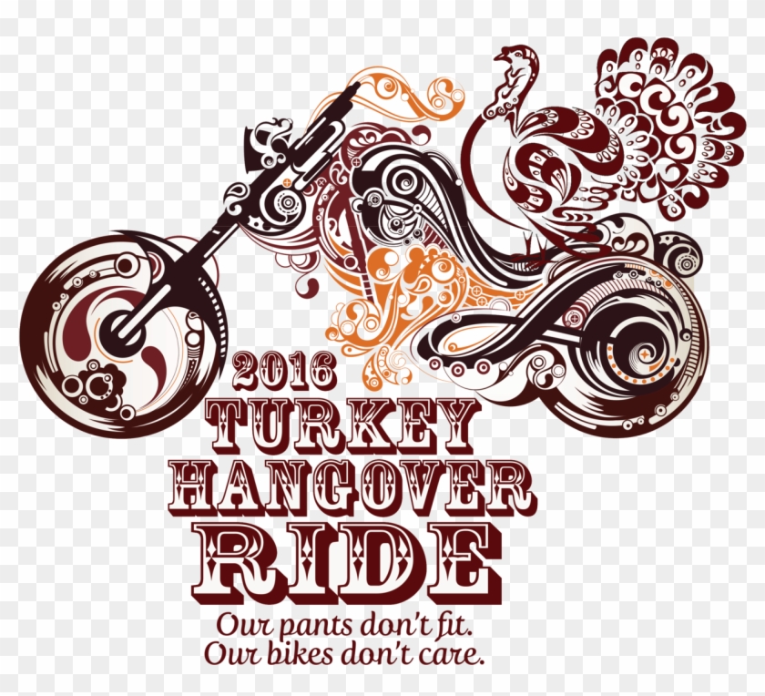 Turkey Hangover Ride Motorcycle Event Texas - Manly Decor Shower Curtain Set By Ambesonne, Motorbike #885994
