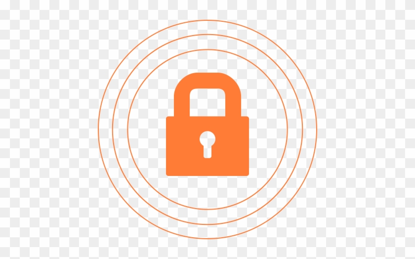 Managed Security Services Icon - Circle #886097
