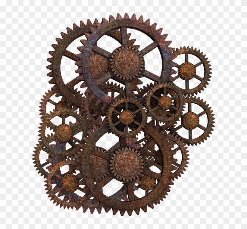 Steampunk Gear Png Clipart - Steampunk Gears Png #886238
