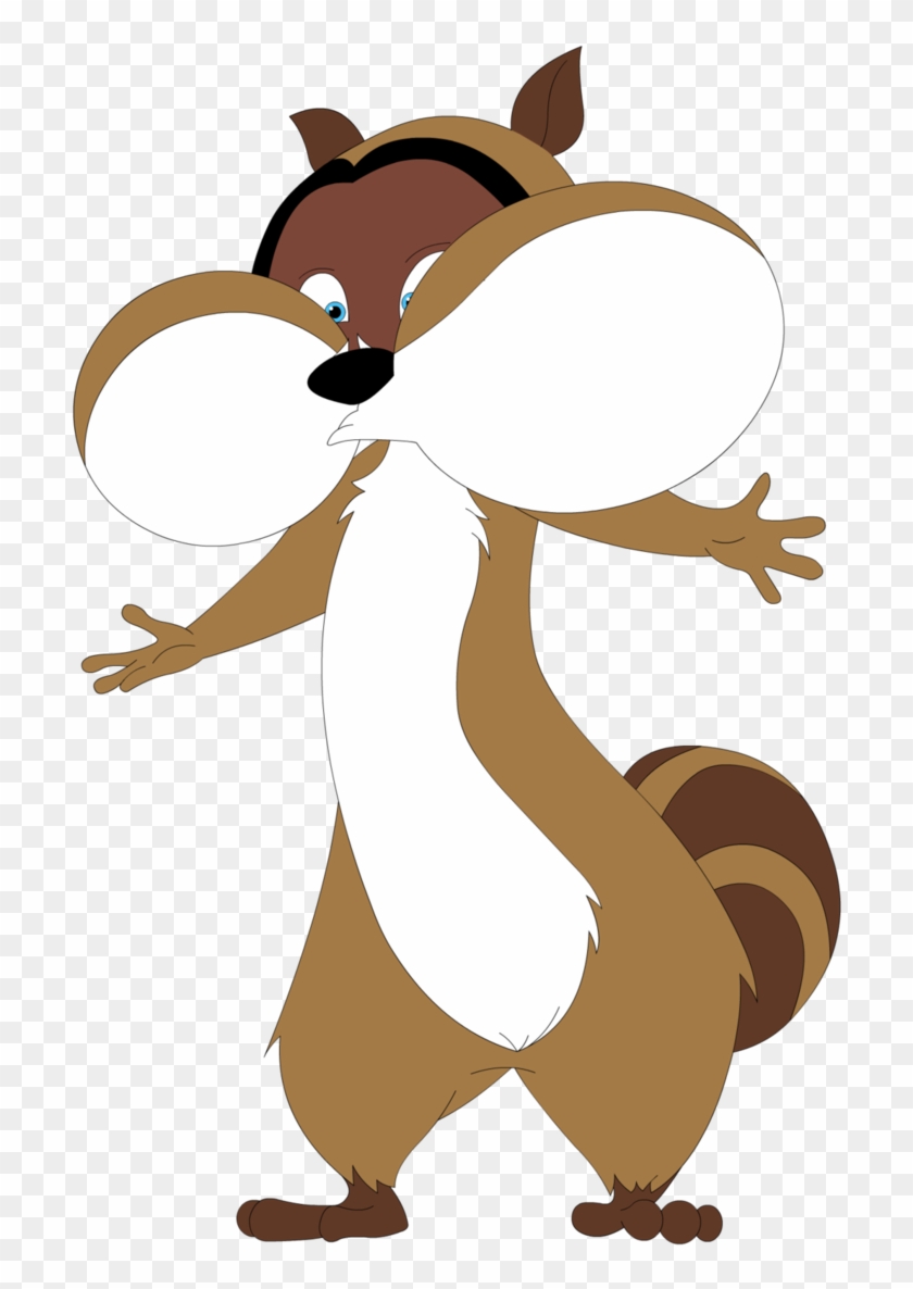 Rj The Racoon Bigger Puffy Cheeks By Dachshunddestroyer - Squirrel Full Cheeks Cartoon #886342