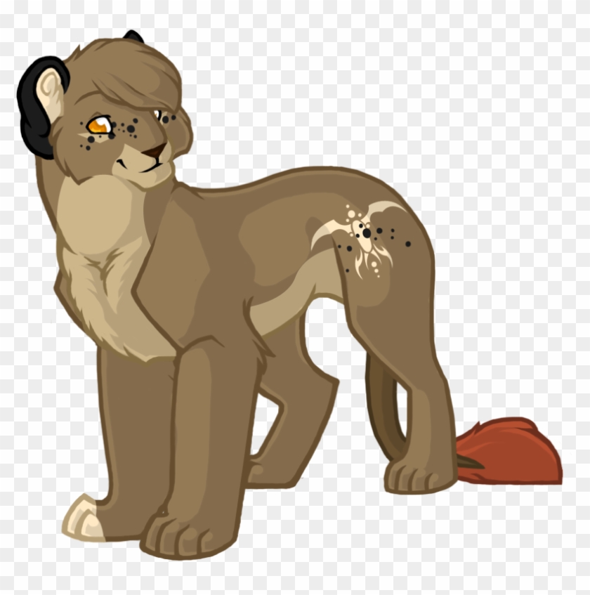 Cat Lion Mammal Terrestrial Animal Clip Art - Cartoon #886376