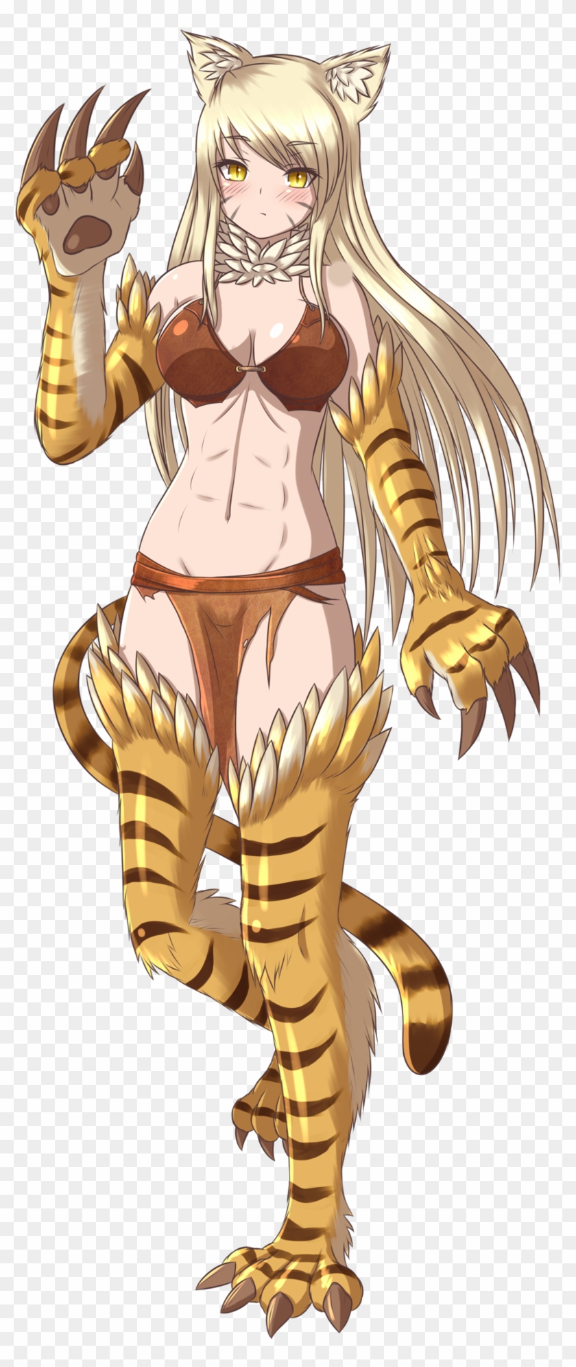Tiger Girl By Twistedscarlett60 Tiger Girl By Twistedscarlett60 - Cartoon #886402