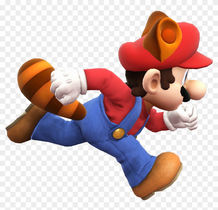 Racoon Mario Ssbwiiu By Banjo2015 Racoon Mario Ssbwiiu - Raccoon Mario Png #886406