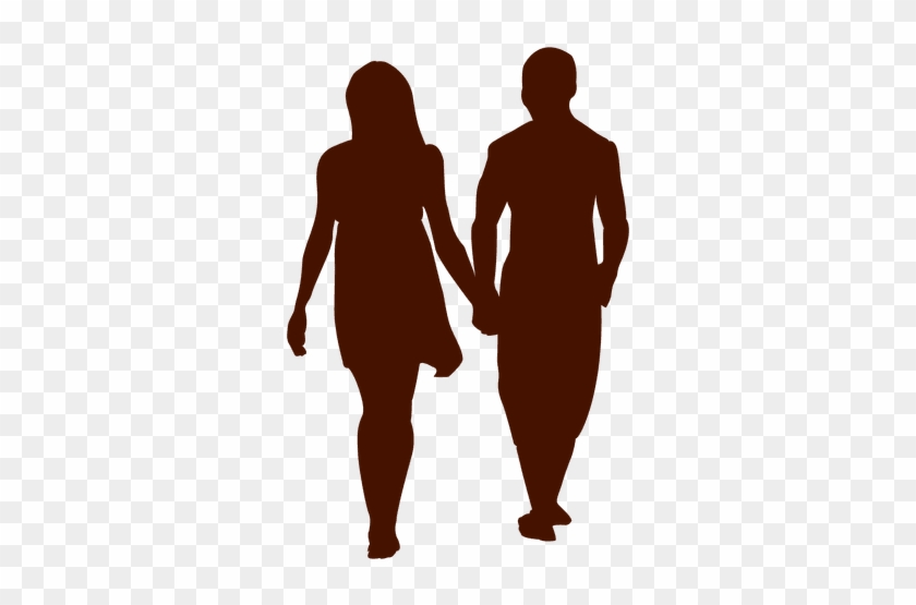 Couple Family Romantic Walk Silhouette - Transparent Wedding Silhouettes #886493