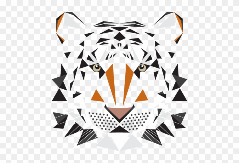 Digital Art - Geometric Tiger Png #886545