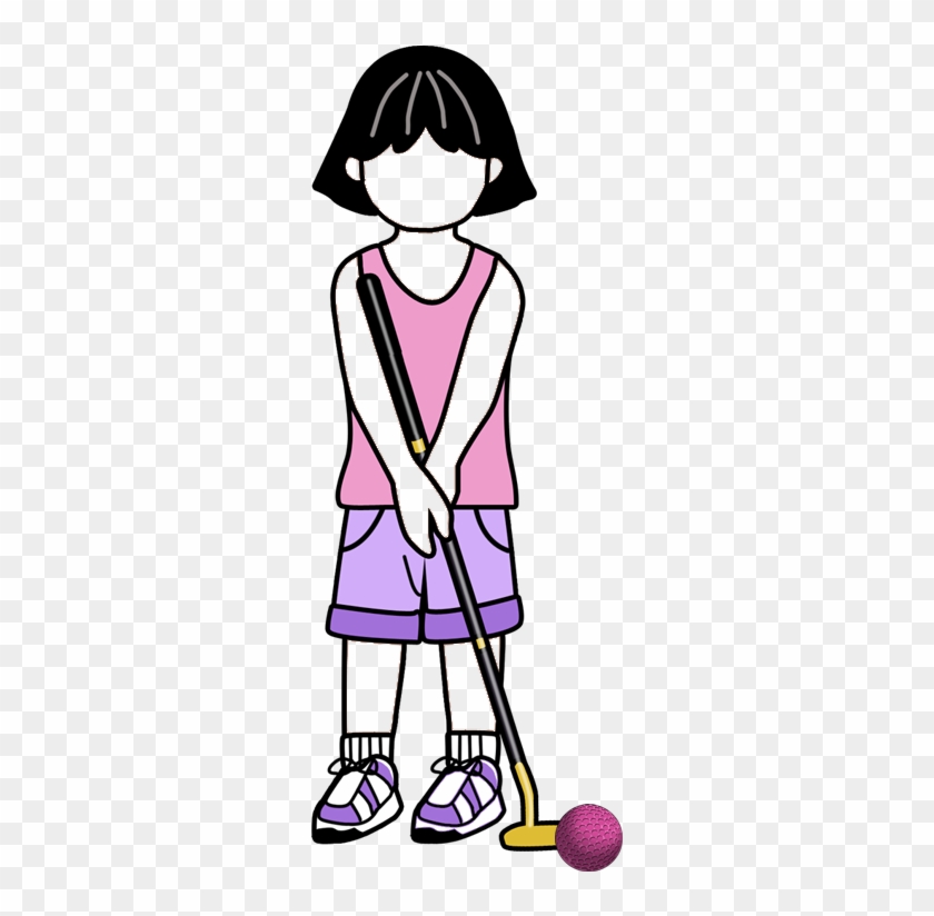 Miniature Golf Kids Birthday T Shirt For Girl Mandys - Illustration #886669