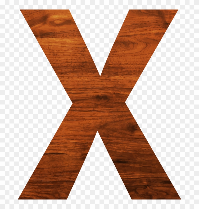 Medium Image - Wood Letter X #886722