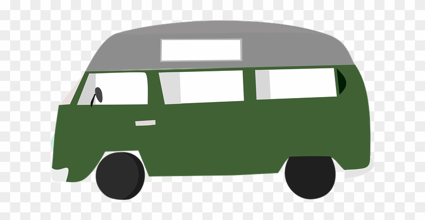 Automobile, Car, Green, Grey, Old-fashioned - Green #886749