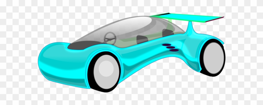 Futuristic Car Clipart - Flying Car Clip Art #886751