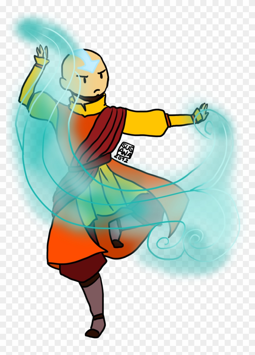 Fire Aang Avatar Water Earth Atla Nick Air Legend Of - Avatar: The Last Airbender #886926