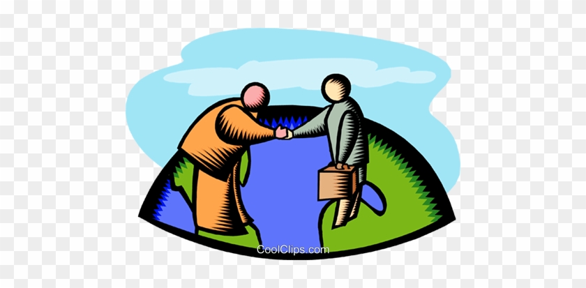 Global Cooperation Royalty Free Vector Clip Art Illustration - Comercio Nacional #886954