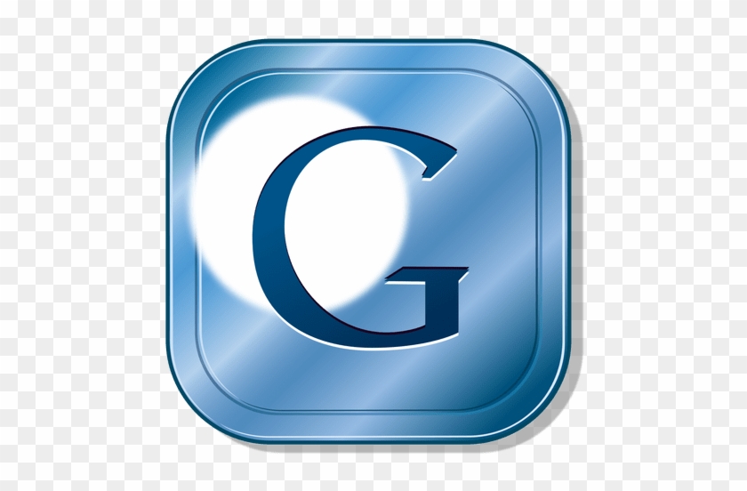 Google Metal Button - Icone Do Google De Metal #886990
