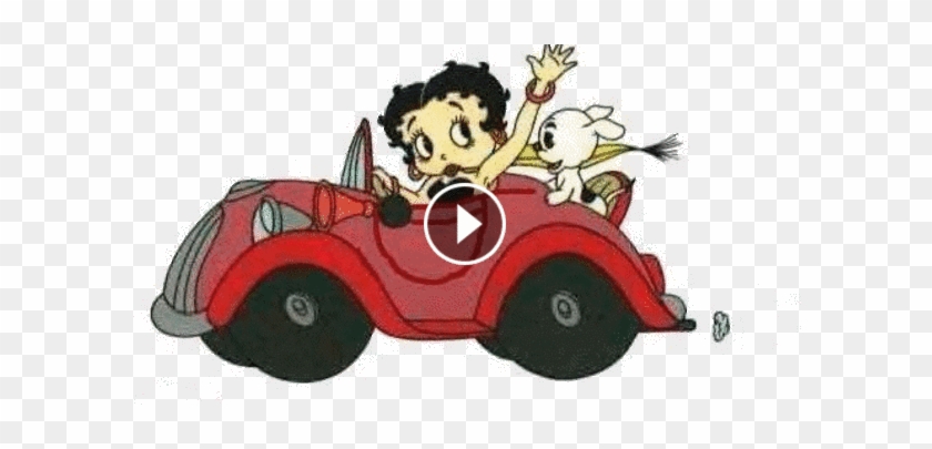 Animated Gifs About 'betty Boop Waves While Driving - Fads Of The 1930s #887075