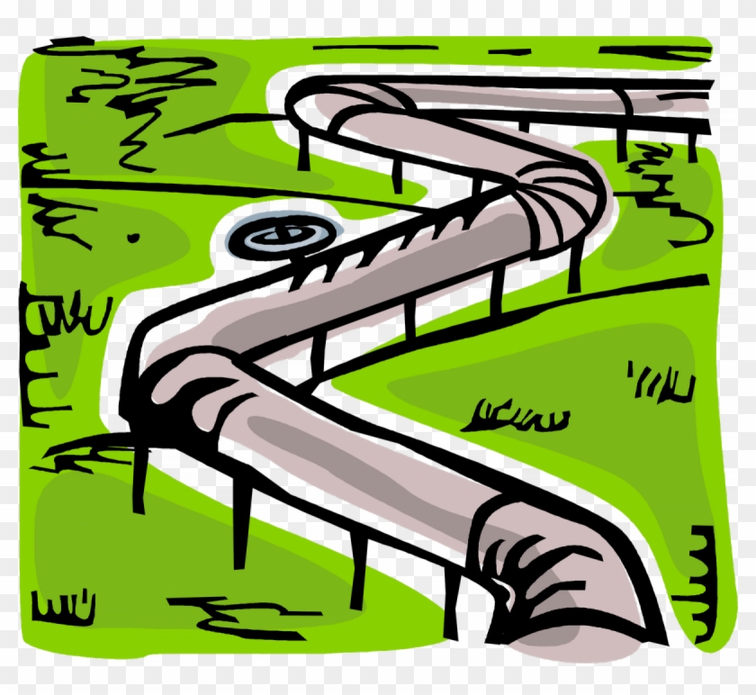Pipeline Clip Art - Pipeline Natural Gas Cartoon #887104