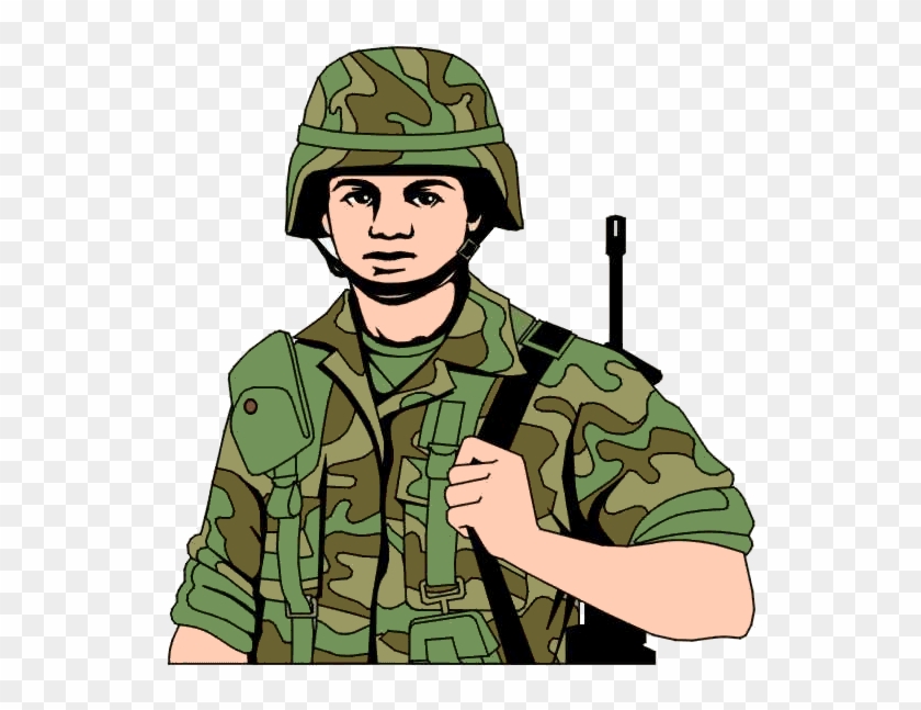 Army Military Clip Art Image Illustrations Photos Image - Clipart Of A Soldier #887169