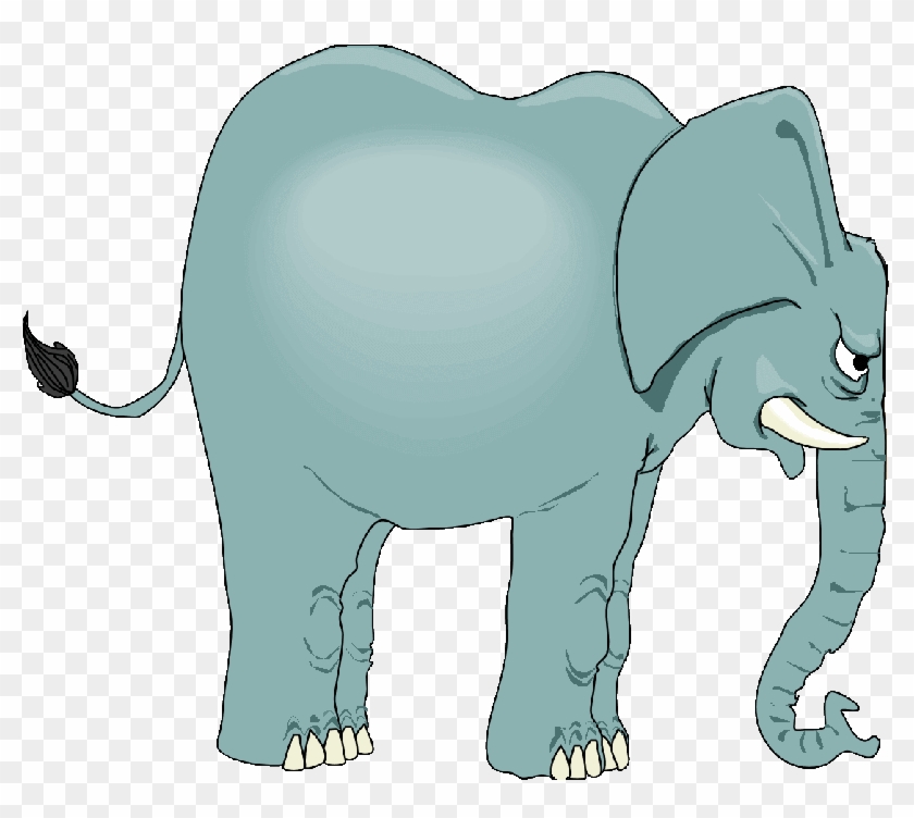 Two Elephants Clipart - Elephant Clip Art #887184