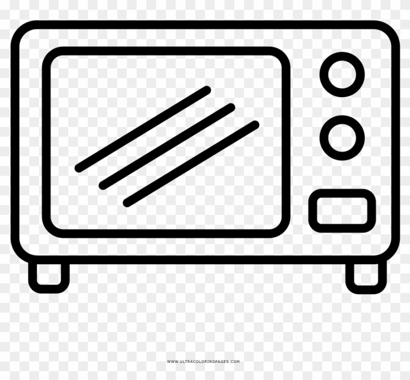 Microwave Coloring Page - Drawing #887240